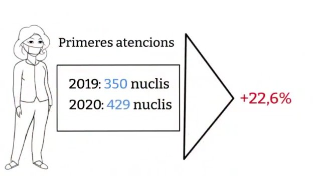 Les intervencions en nuclis familiars han estat la demanda més important de l'administració