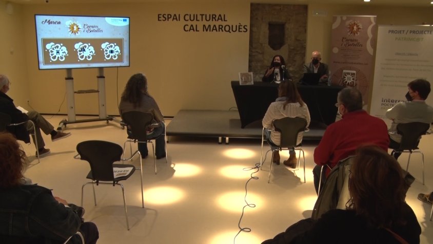 Durant la presentació del projecte a l'Espai Cultural cal Marquès de Camprodon