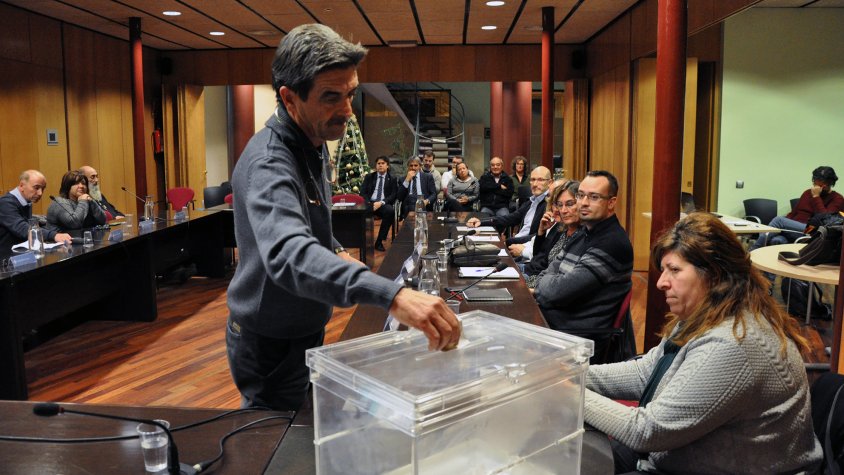 Eudald Picas ja és el nou president del Consell Comarcal