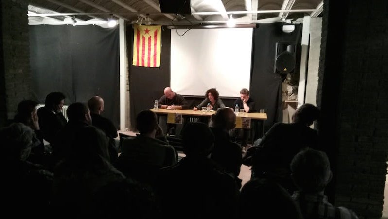 Joan Coma i Mariona Baraldés han apadrinat la presentació de la CUP a Ribes de Freser