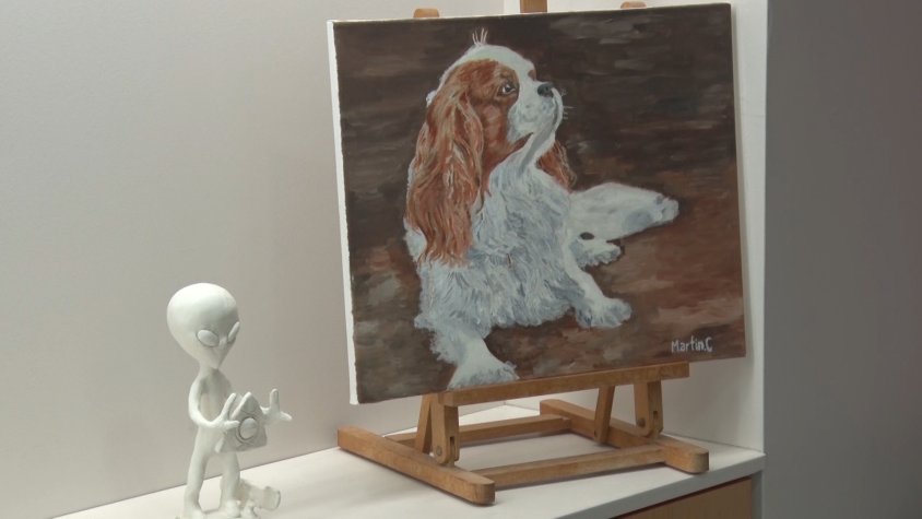 Pintura i escultura es donen la mà en la nova exposició de Can Guetes