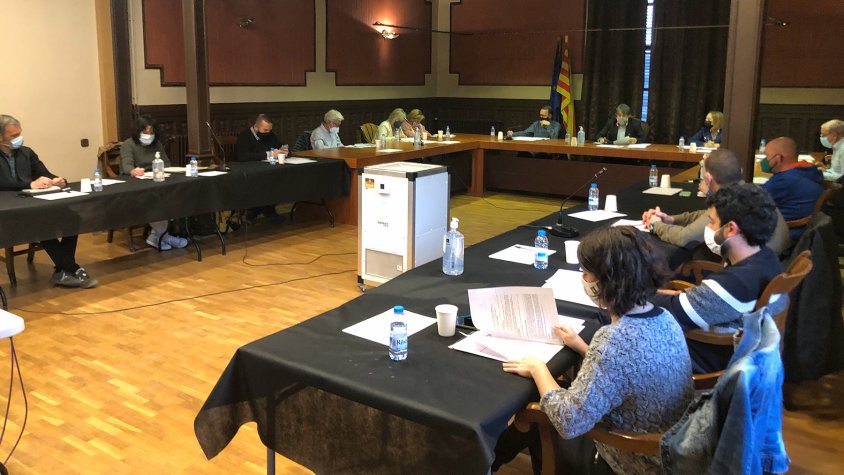 Ha estat el primer ple presencial en mesos