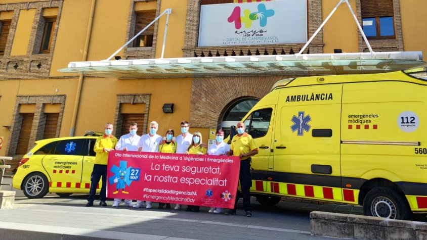 Els sanitaris d'Urgències i Emergències reclamen l'especialitat per seguir incorporant nous metges