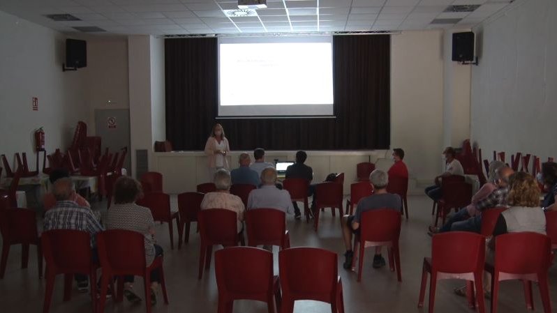 L'acte va tenir lloc divendres al vespre a la sala del Molí