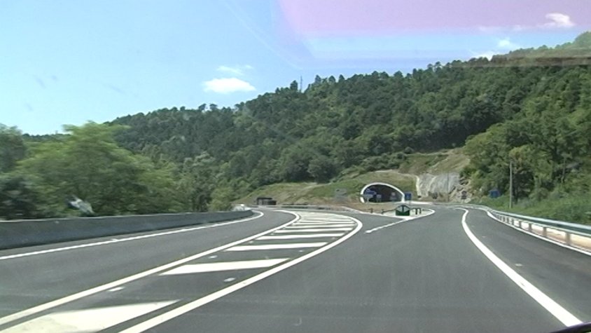Tram de la carretera a l'accés al Ripollès