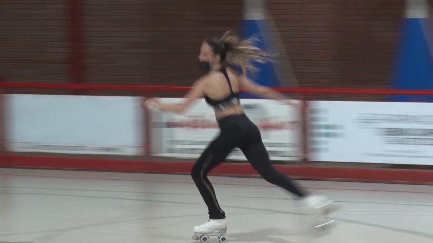 Les patinadores segueixen entrenant durant els mesos d'estiu