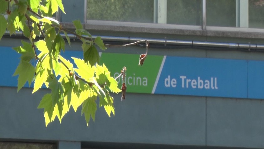 L'oficina de treball ha registrat menys inscrits