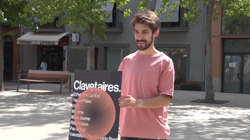 El regidor de Cultura, Sergi Colomé, durant la presentació del cartell del festival