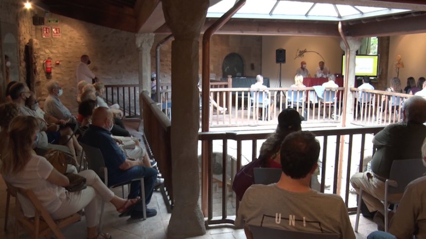 Presentació del projecte amb els dos alcaldes implicats