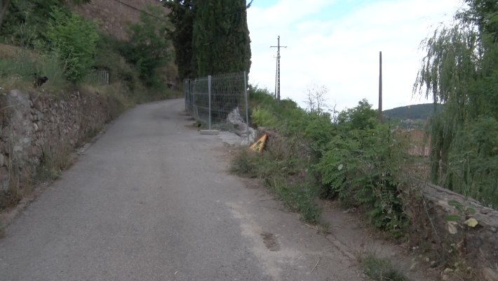 Actuacions al mur del cementiri de Ripoll
