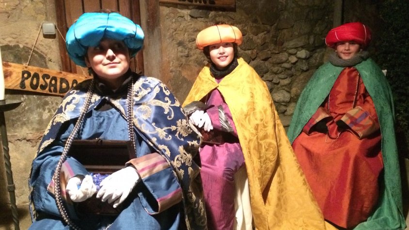Els tres reis del pessebre de Campdevànol