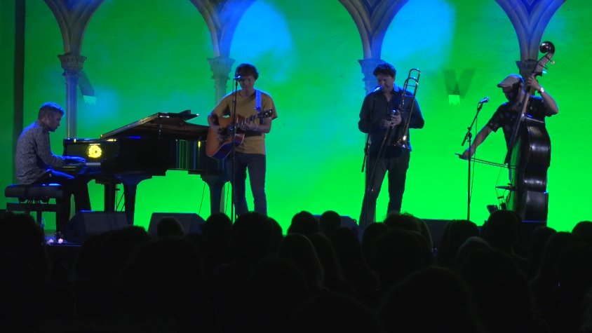 Durant el segon concert del Festival del Comte Arnau, protagonitzat per Ramon Mirabet