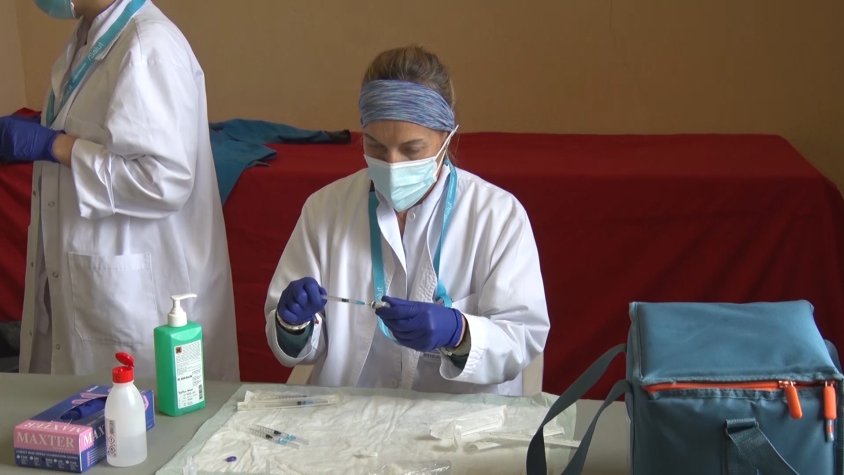 El ritme de vacunació a la comarca és dels més elevats de Catalunya