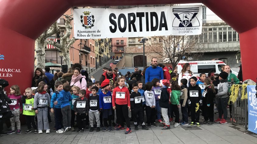 Des de petits fins als més grans, a la cursa de Sant Silvestre de Ribes