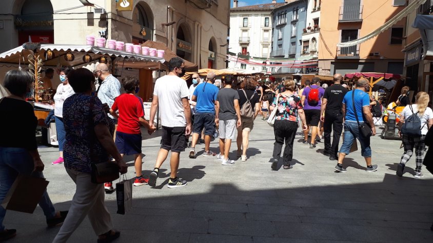 Les places de Ripoll van ser els escenaris principals d'activitat del Mercadal d'enguany