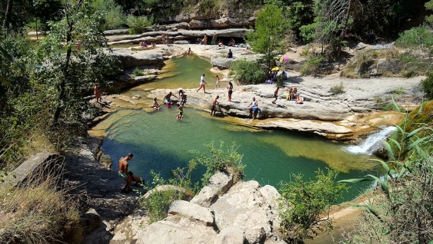 L'espai natural és d'allò més freqüentat els dies d'estiu