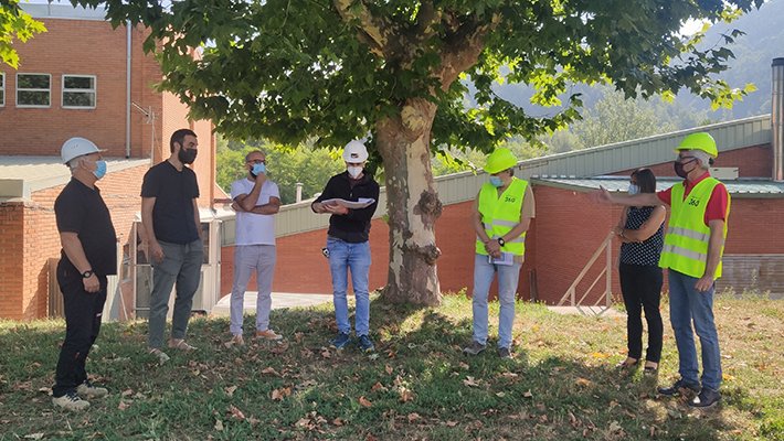 Avui s'ha fet l'acte simbòlic d'inici d'obres al Municipal de Ripoll