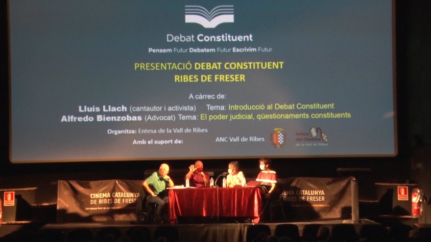 Presentació de l'entitat al Cinema Catalunya de Ribes de Freser