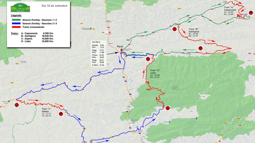 El ral·li de la Llana canvia d'ubicació i aterra al Ripollès