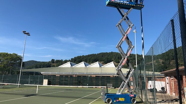 Els operaris ja estan treballant en la millora de les instal·lacions