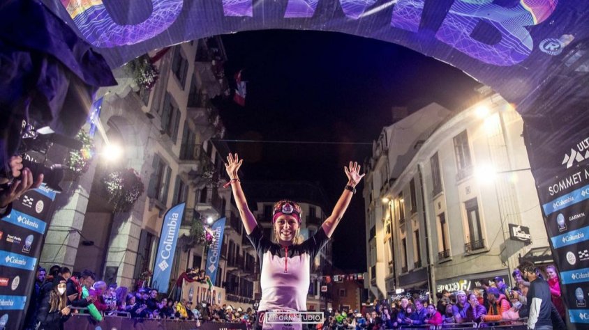 Clàudia Tremps va ser l'atleta mes jove en córrer la distància llarga de la UTMB