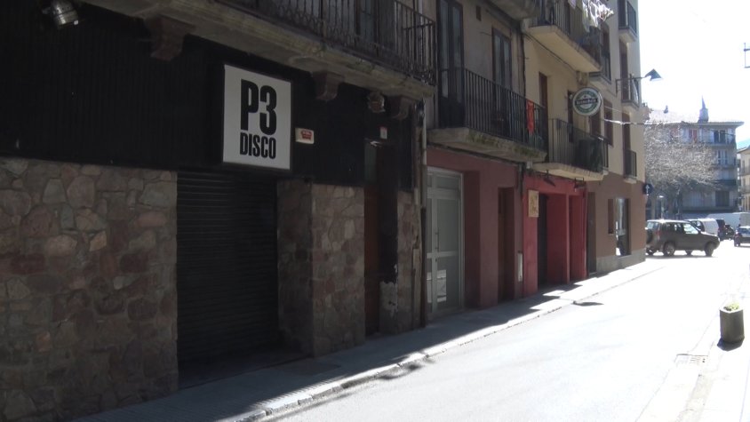P3, un dels locals que regenta Pep Pujol que ja fa més d'un any que està tancat