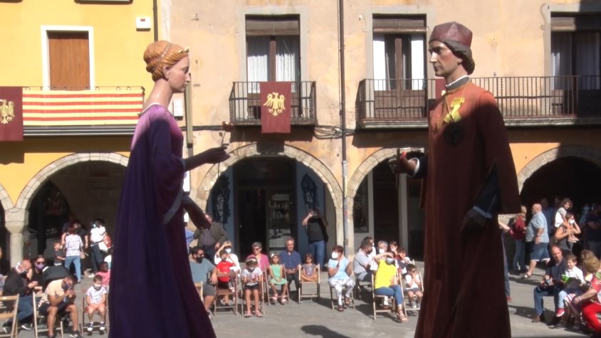 Els gegants van tornar a sortir aquest any per la Festa Major