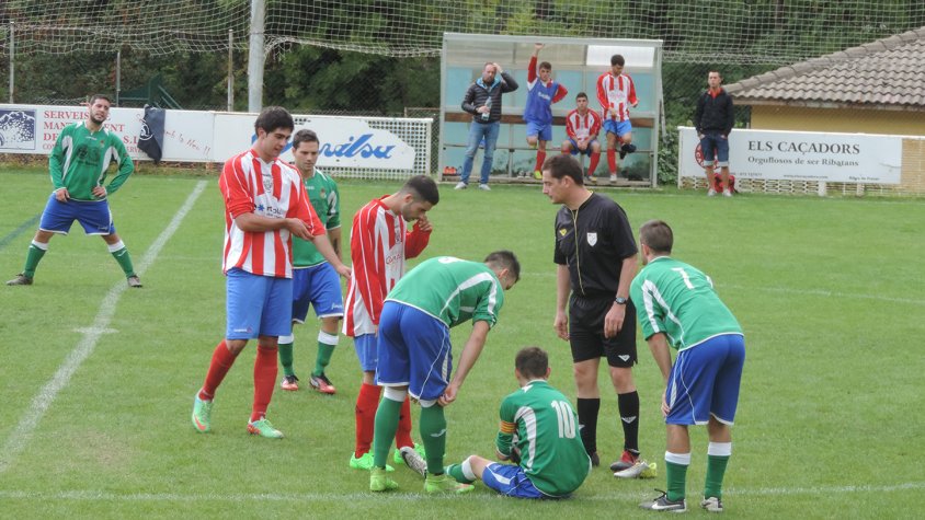 Partit de la Ribetana abans d'anunciar que dissolien l'equip