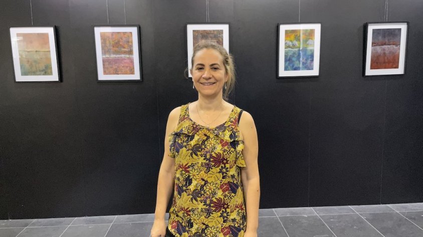 Véronique Curto exposa fins a finals d'octubre a Ripoll