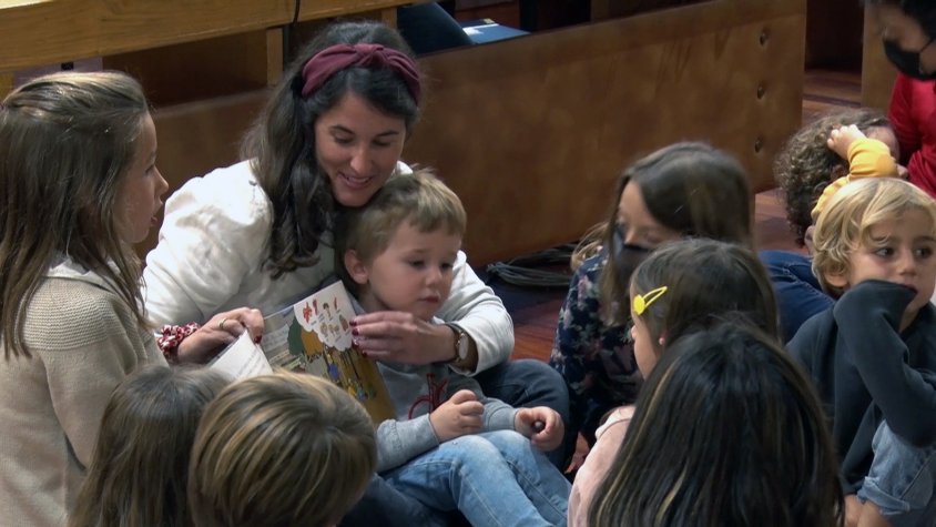Els més menuts ja van poder gaudir de la lectura del conte