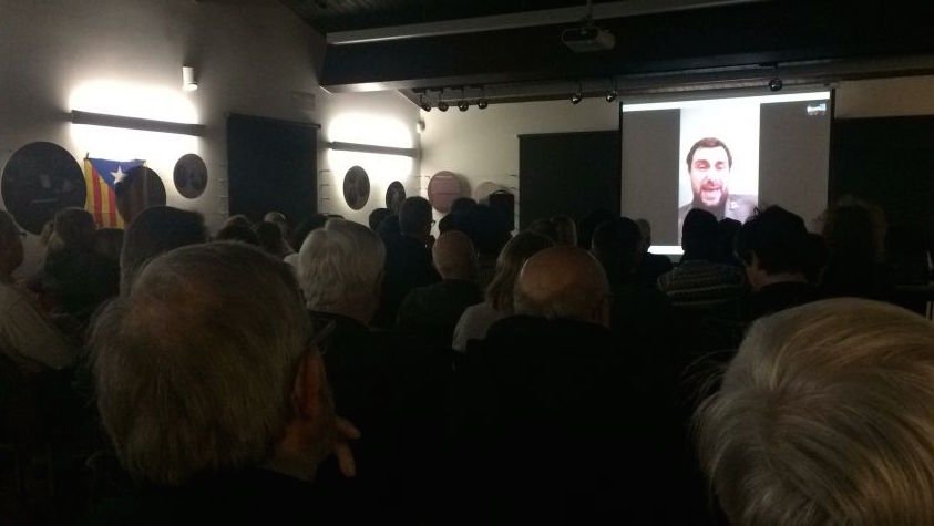 Toni Comín explica el Consell per la República a Sant Joan 