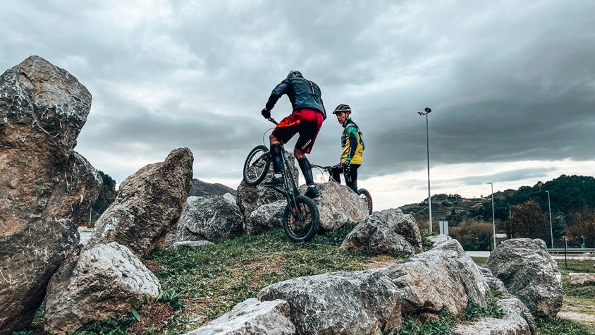 Alumnes de Bike Trial del CTER