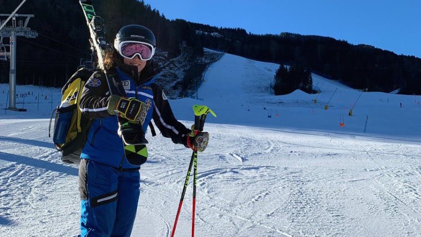 Núria Pau s'ha quedat a poc més de mig segon d'entrar a la segona mànega del gegant