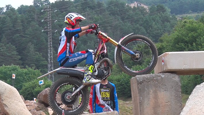 Aniol Llamas a la Copa Catalunya que es va celebrar a Ripoll