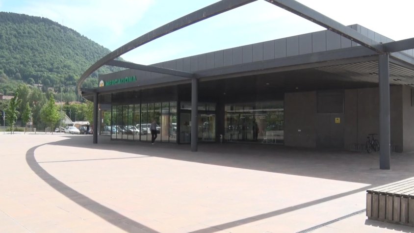 Entrada del Mercadona de Ripoll