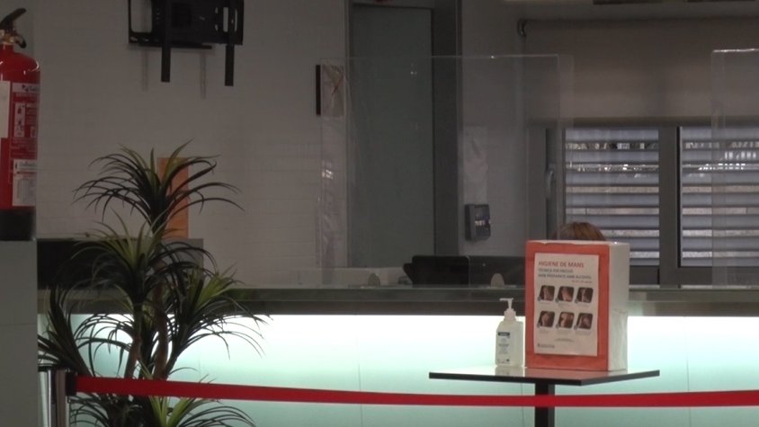 Recepció de l'hospital de Campdevànol