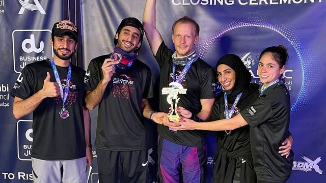 Carla Taboada al campionat disputat a Abu Dhabi