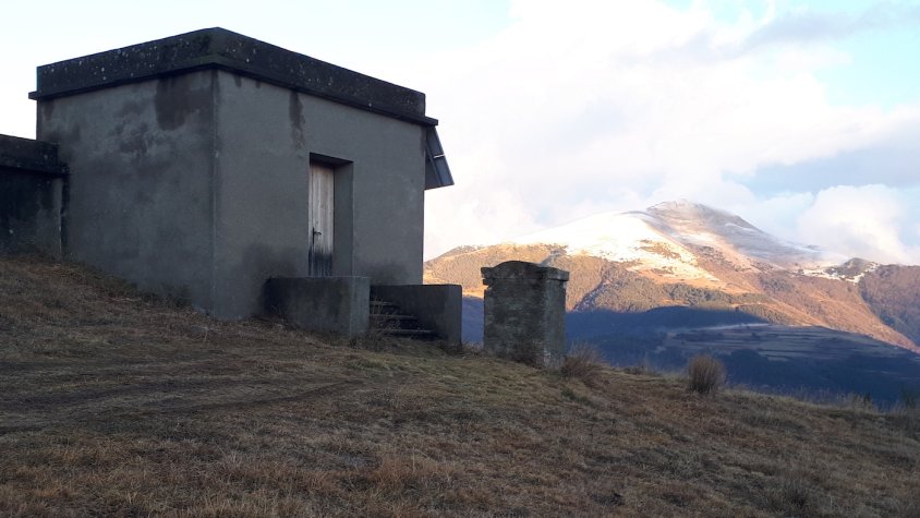 Un dels dipòsits d'aigua de Campelles