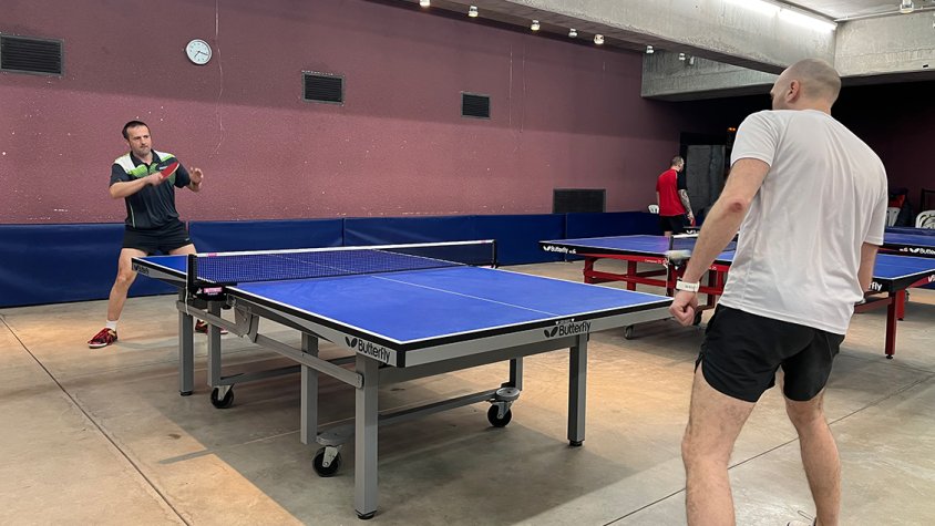 Jugadors del CETT Ripoll en un entrenament