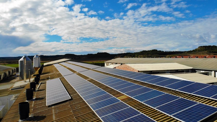 Una instal·lació fotovoltaica