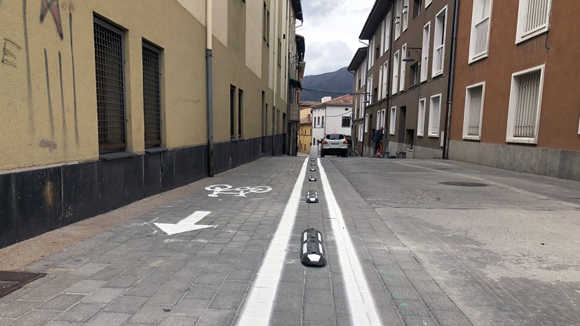 El carril bici del Raval de Sant Pere de Ripoll ja està acabat