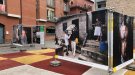 Una exposició a la plaça Gonçal Cutrina mostra la violència des de quatre mirades diferents