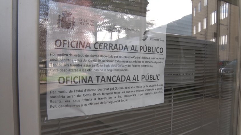 Els usuaris han de fer les gestions online o adreçar-se a altres comarques