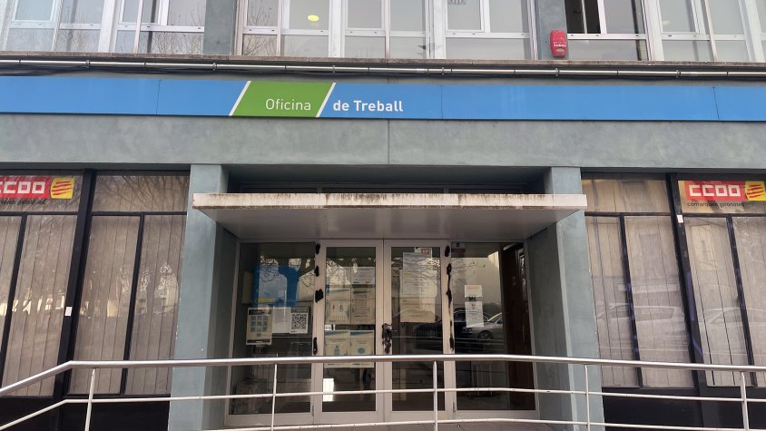 L'Oficina de Treball, ubicada al passeig de Ragull de Ripoll