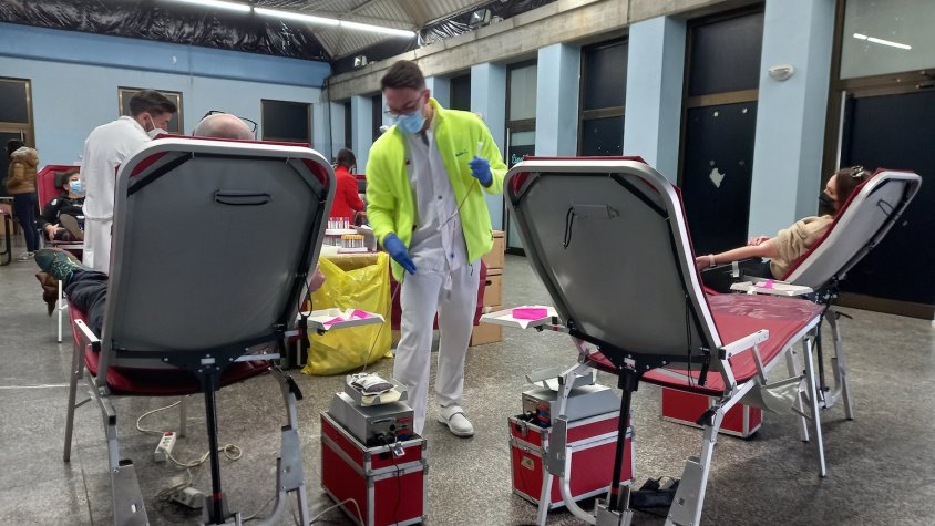 La donació de sang d’aquest dissabte es va fer a la Sala Eudald Graells