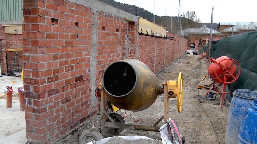 Aquest és l’estat actual de les obres dels nous vestidors | Guido Cengiarotti