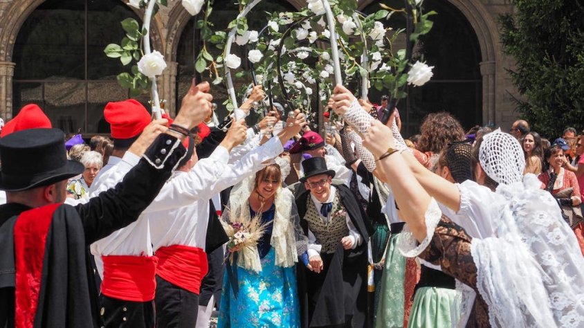 L'Isabel Córdoba i en Manel Vigara van ser els nuvis d'aquest any