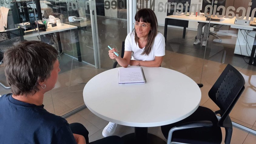 Una reunió d’assessorament a la Fundació MAP