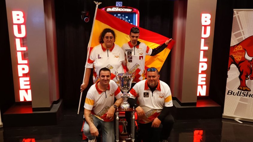 L'Angel, en Josep, en Javi i la Mila al Campionat del Món disputat a Chicago