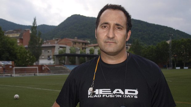 Xenxo Granados en la seva etapa al CF RIpoll